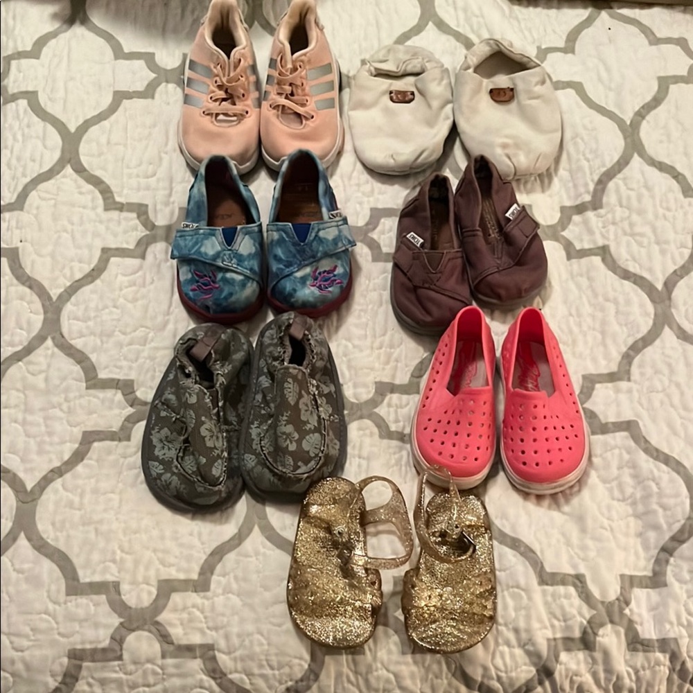 Adidas Kids Pink Sneakers